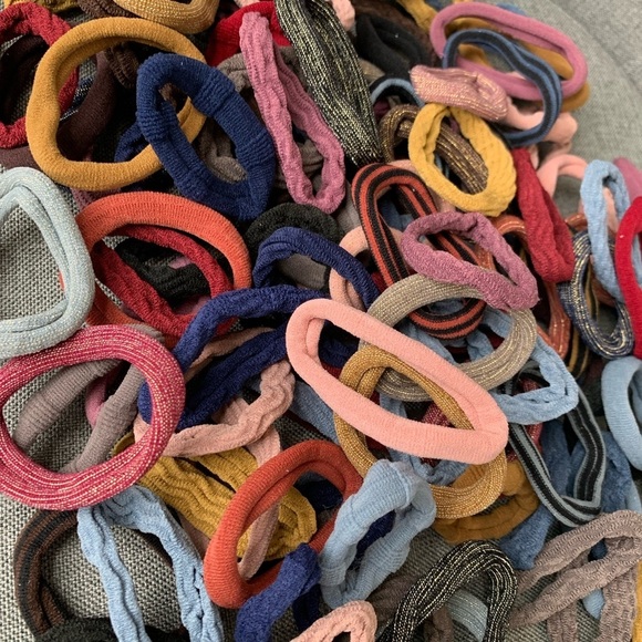 100pc Mixed Assortment Hair Ties & Scrunchies Pre-packed Bundles - Picture 7 of 16